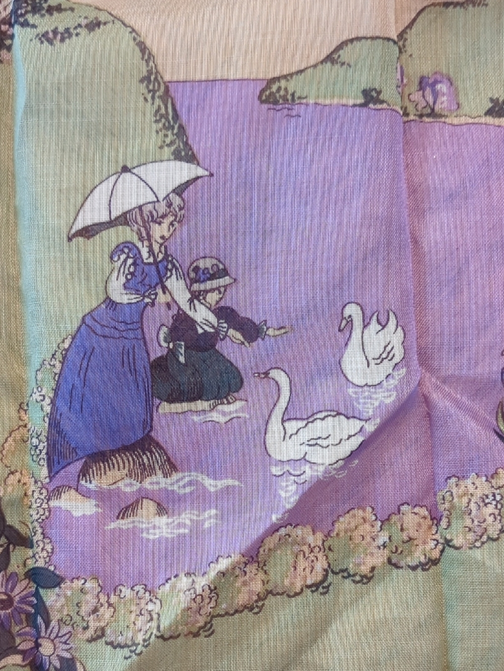 Lavender Vintage Designer Handkerchief Bundle - Picture 7 of 8